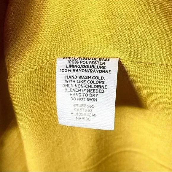 Chelsea28 Floral Yellow Print Faux Wrap Maxi Dress(S) - Picture 13 of 14